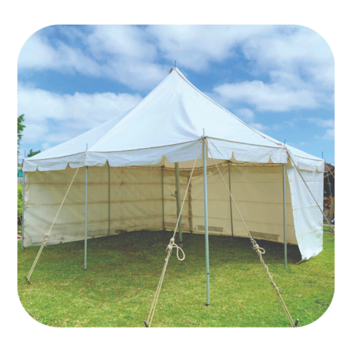 5m x 5m Peg and Pole Tent